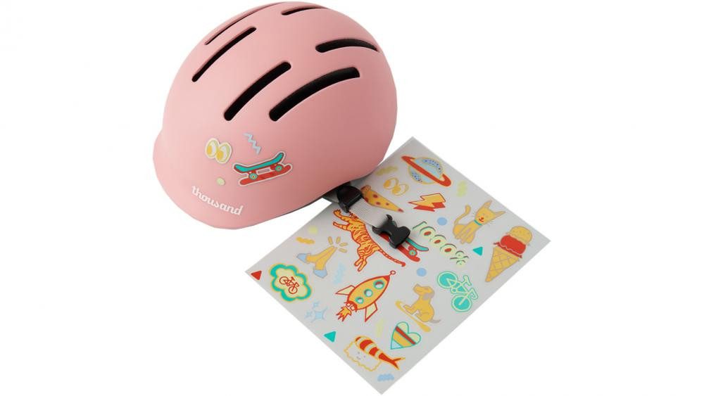 Fahrradhelm Thousand Kinderfahrradhelm Toddler Plush Pink XXS 45-49cm - Unisize, l