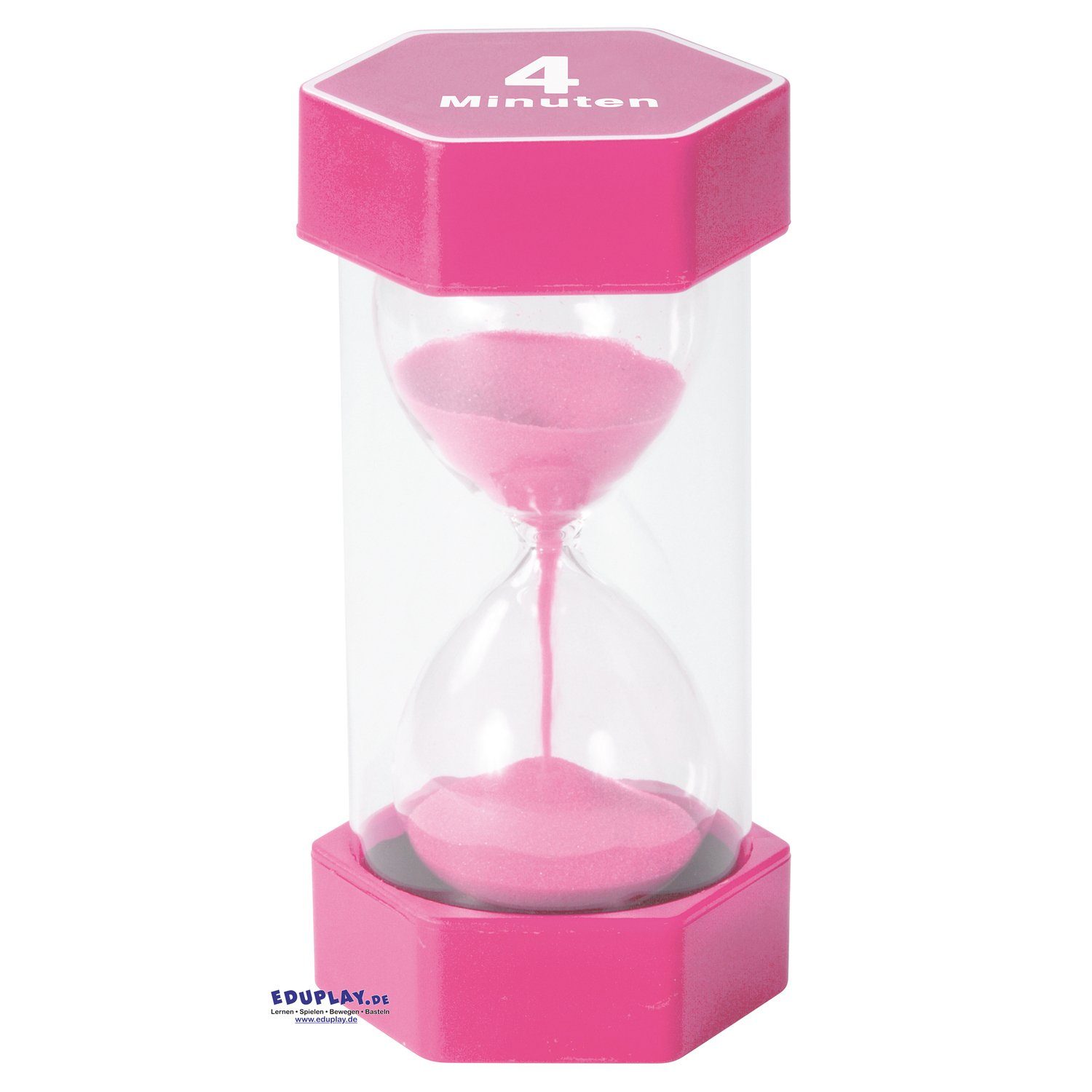 EDUPLAY Lernspielzeug Mega Sanduhr 4 min, Ø 8,4 x 16 cm günstig online kaufen