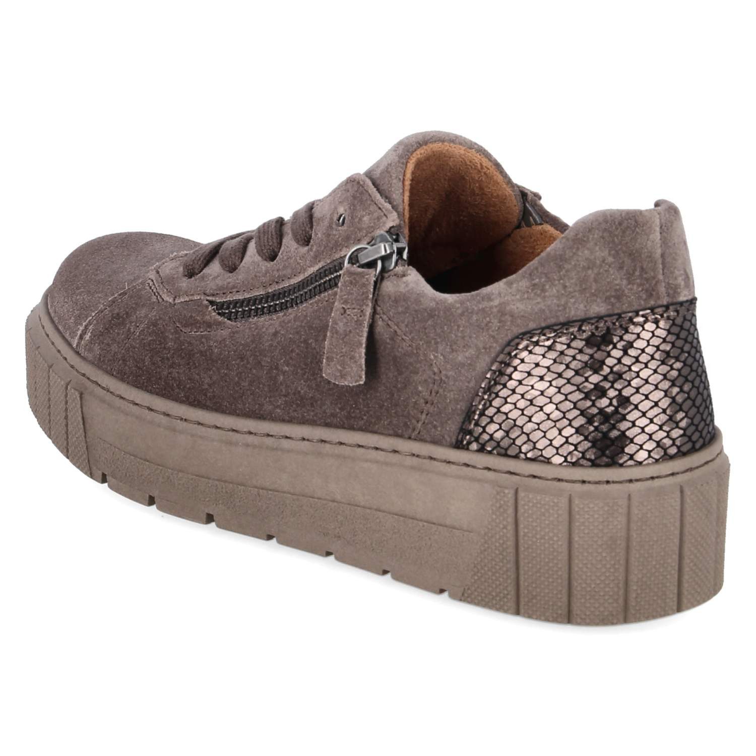 Gabor Gabor 6017.03.004 Damen Rauleder taupe Schnürschuh