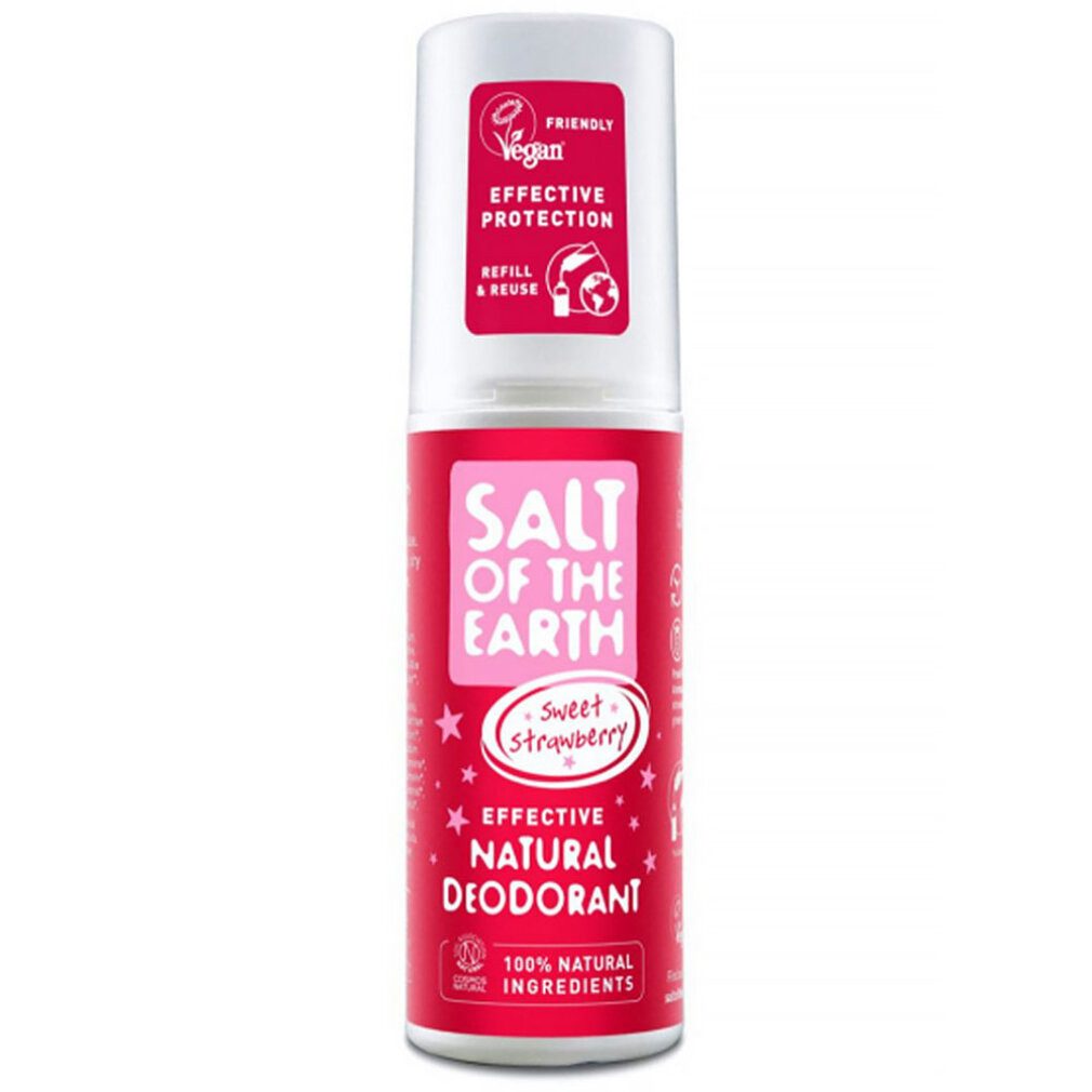 Salt of the earth Deo-Roller Natürliches Deodorant Spray Rock Chick Sweet Strawberry
