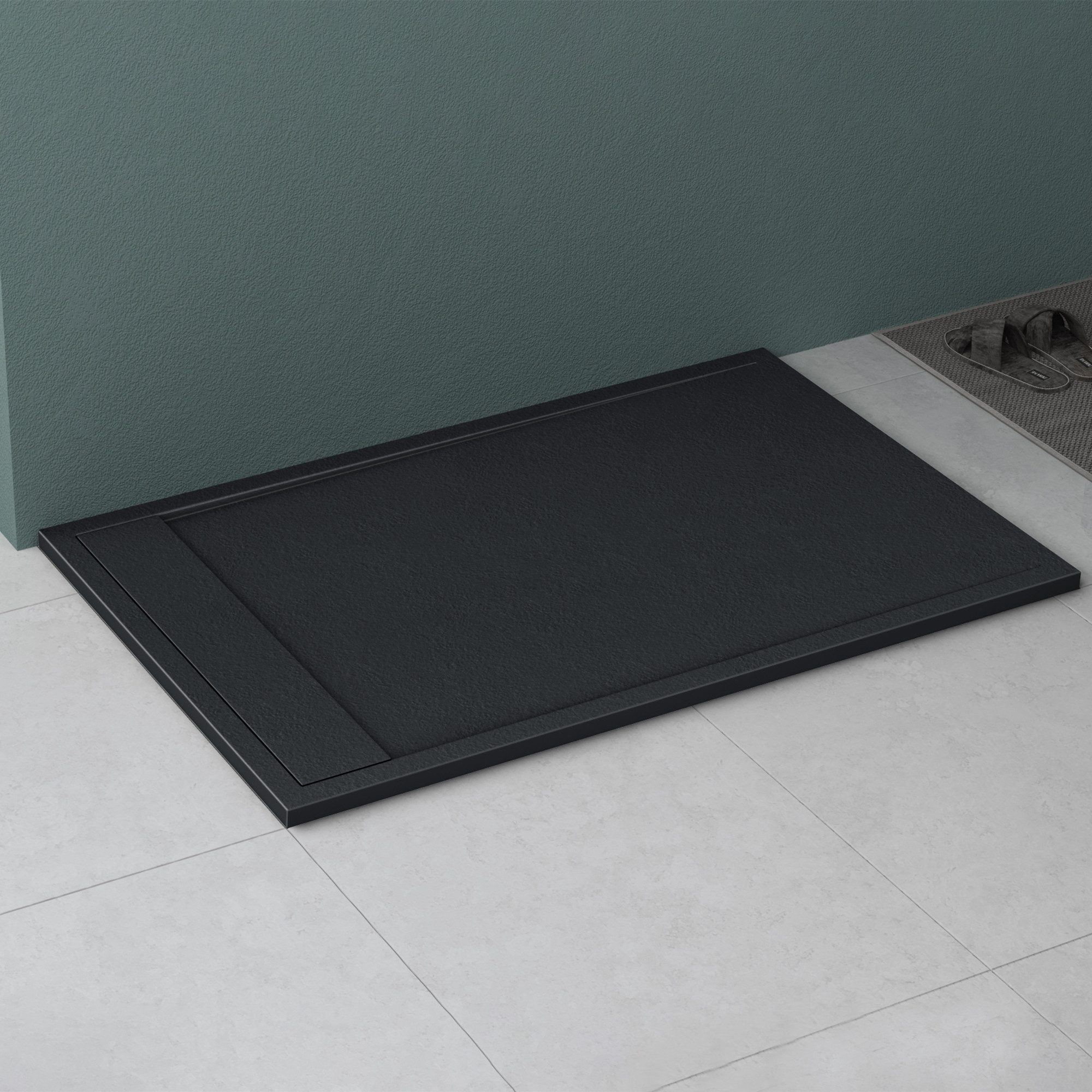 Mai & Mai Duschwanne Duschtasse aus Mineralguss DIN-Anschlüsse B:90cm T:100 günstig online kaufen