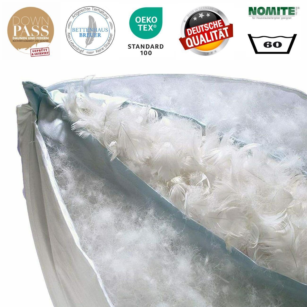 Sympathica 3-Kammer-Kopfkissen 3 Kammer Kopfkissen premium extra dick 1100g günstig online kaufen