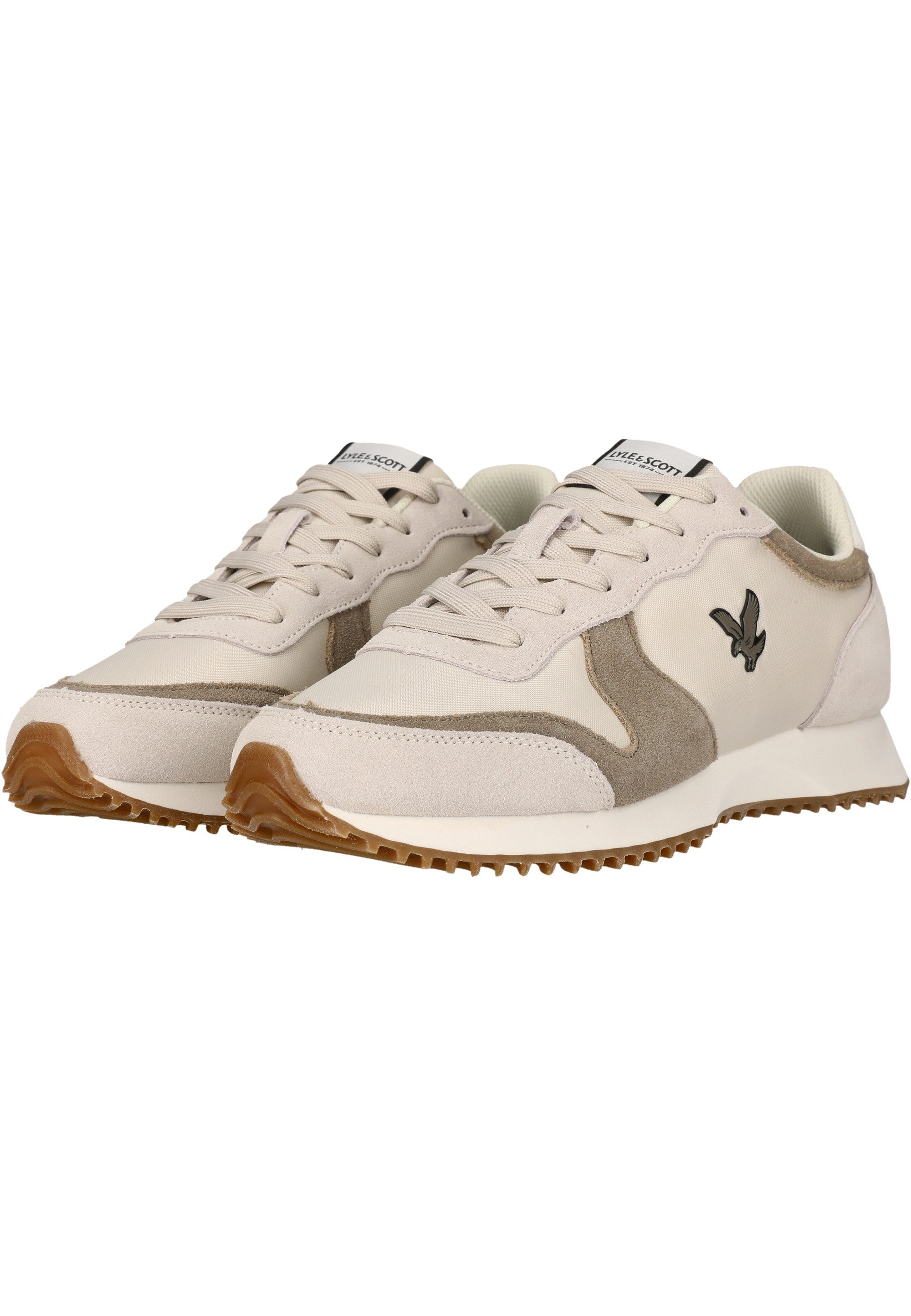 Lyle & Scott Leno Sneaker mit gepolsterter Zwischensohle und ikonischem Logo – Bild 4 von 5