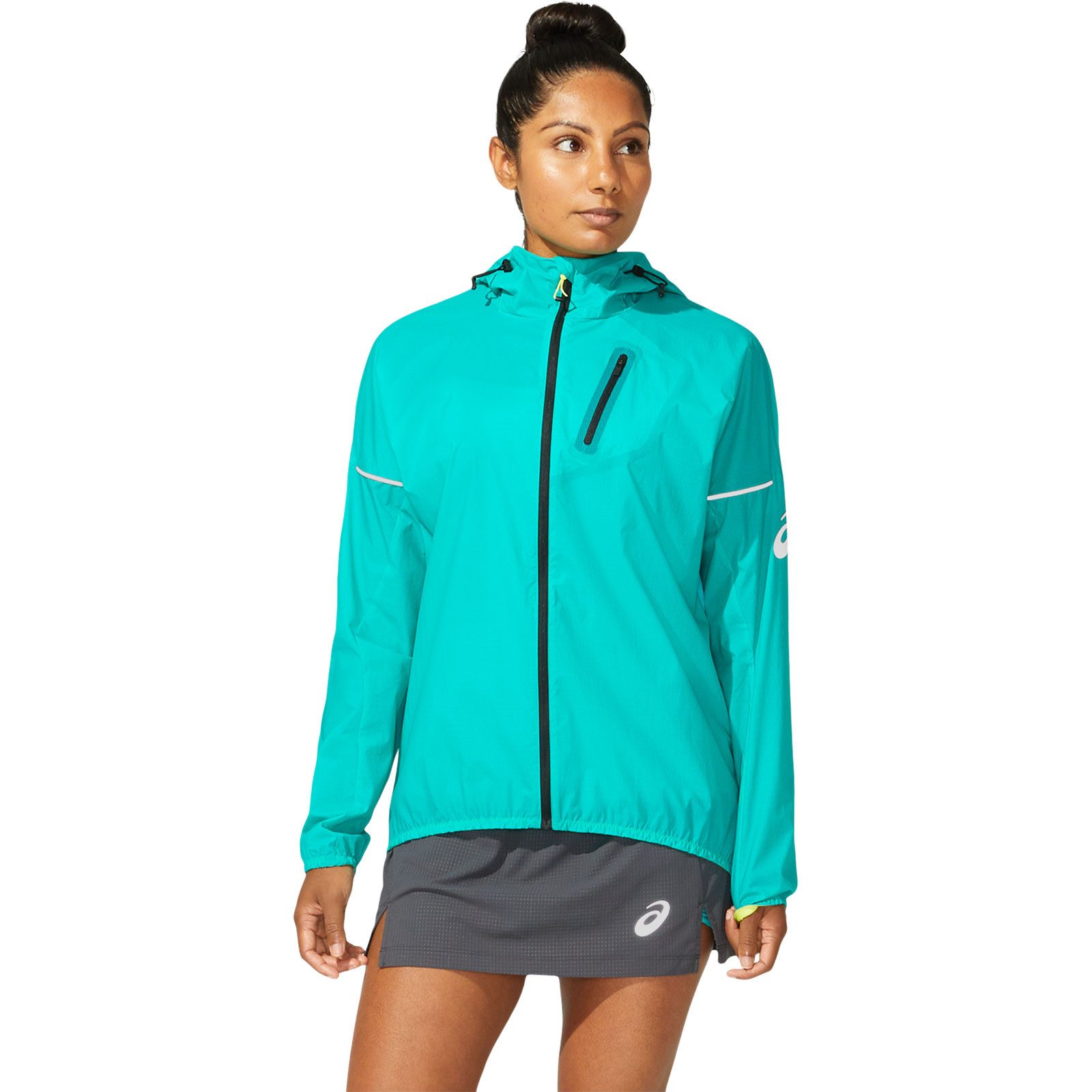 Asics Laufjacke FUJITRAIL Jacke Lady 2012B930-800 Leicht und strapazierfähig