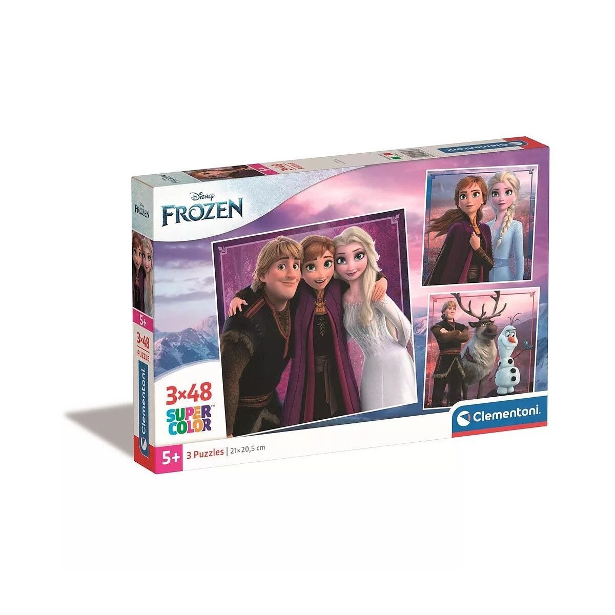 Clementoni® Lernspielzeug Disney Eiskönigin Leaf 3x48 Teile Puzzle Clementoni
