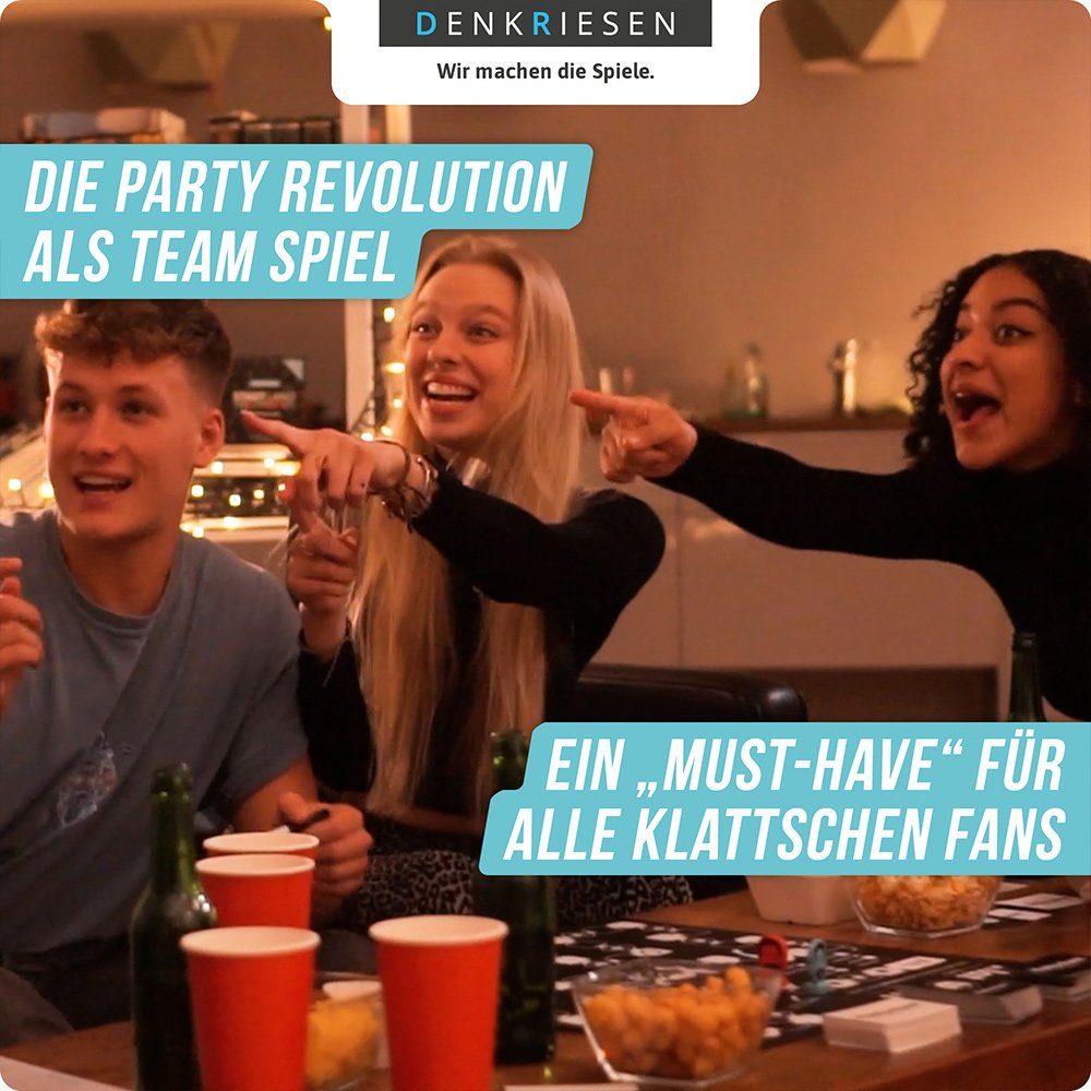 Denkriesen Spiel klattschen - Das Trinkspiel - Brettspiel Edition