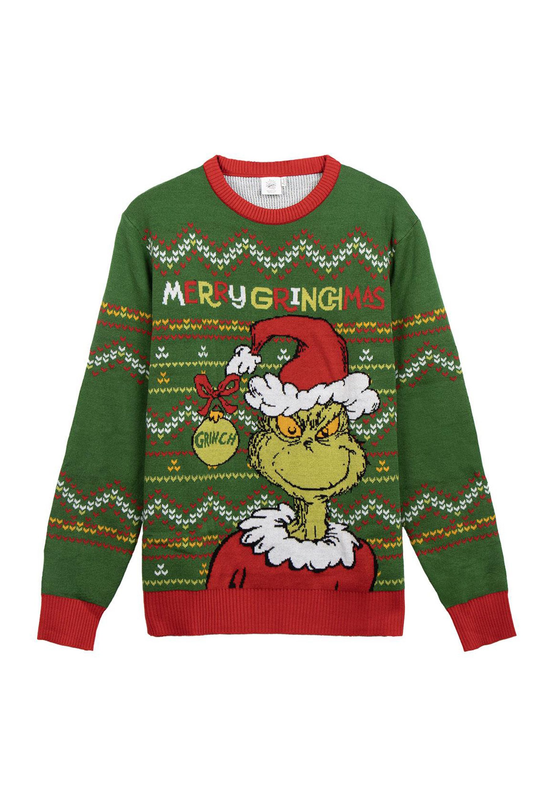 The Grinch Sweatshirt Grinch Weihnachts-Pullover Damen Herren Sweatshirt