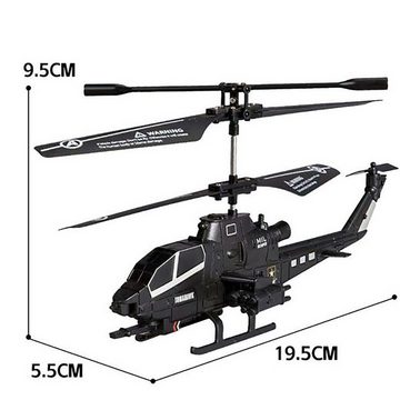 Gontence RC-Helikopter Elektrischer RC-Hubschrauber, 2,4GHz kabelloser RC-Drohnenhubschrauber (1-tlg), Mini-RC-Hubschrauber mit LED-Licht, Ein tolles Geschenk für Kinder.