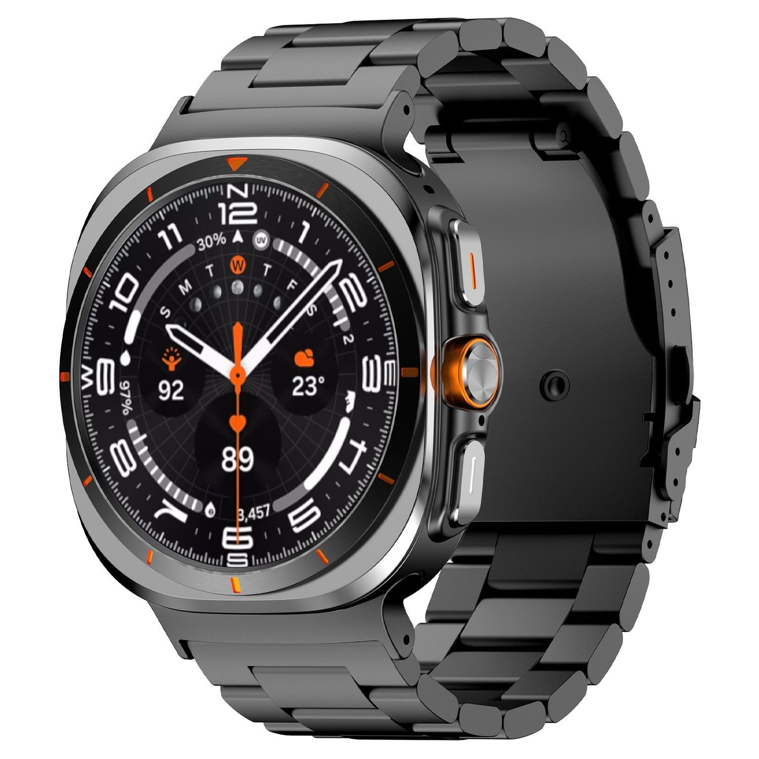 Wigento Smartwatch-Armband Für Samsung Galaxy Watch Ultra 47mm Three Bead M günstig online kaufen