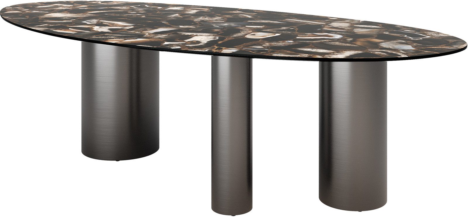 DELIFE Esstisch Edge, Oval Keramik Iris günstig online kaufen
