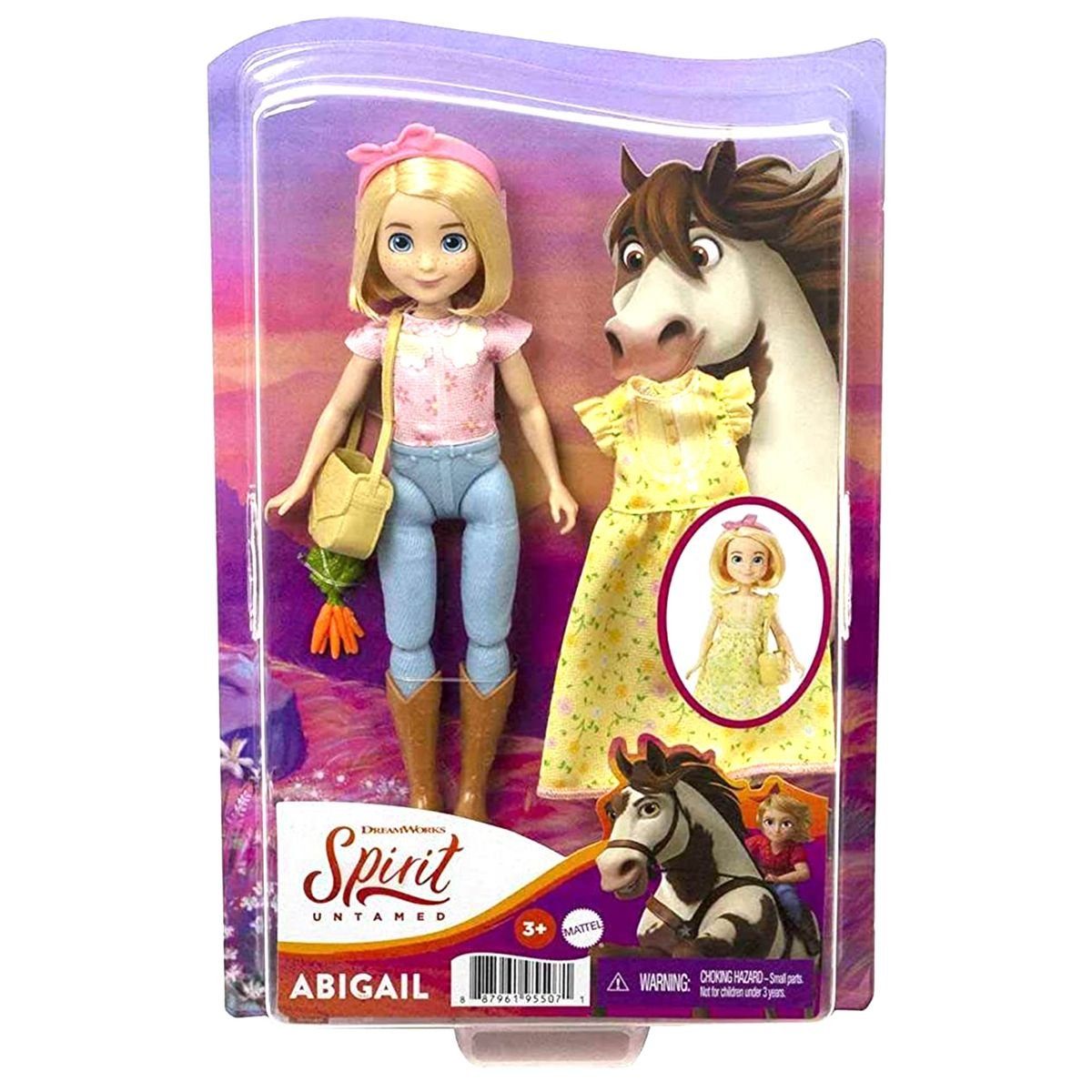 Mattel® Anziehpuppe Mattel GXF19 - DreamWorks - Spirit - Puppe mit Zubehör, Abigail