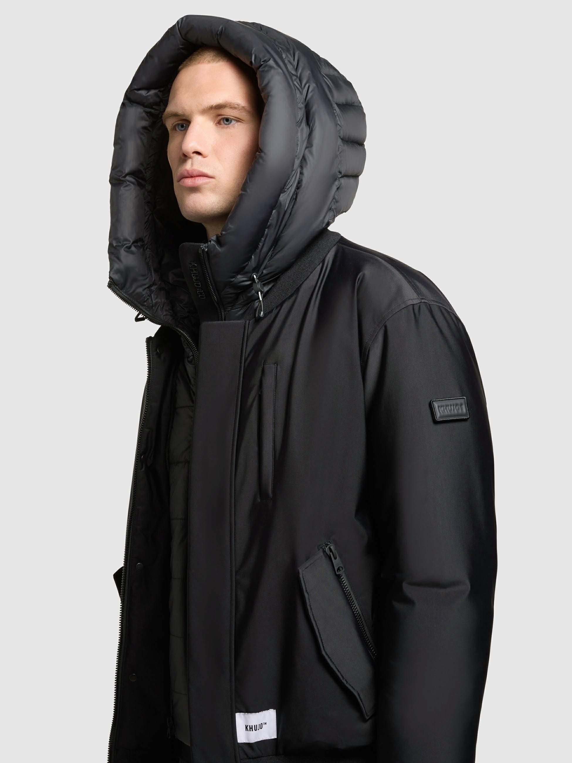 khujo Outdoorjacke Clemat Warme Winterjacke mit abnehmbarem Inlayer
