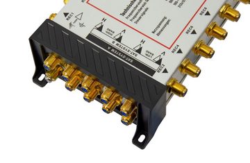 PremiumX SAT-Multischalter PXMS 9/12 Multischalter Netzteil Multiswitch 2 SAT für 12 Teilnehmer