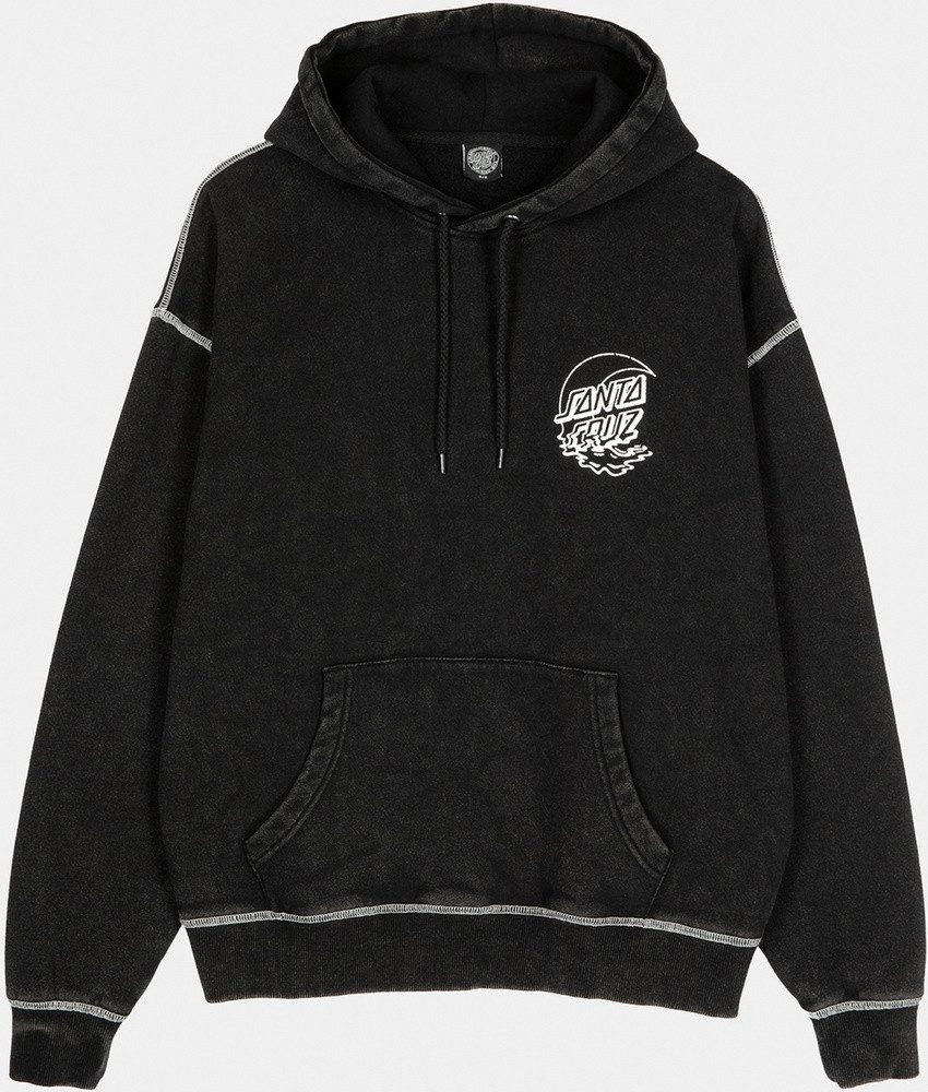 Santa Cruz Hoodie Moon Dot Reflection Front Hood