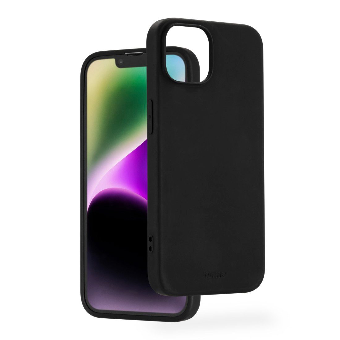 Hama Smartphone-Hülle Handyhülle für iPhone 14 (kratzfest, soft, slim, Kantenschutz)