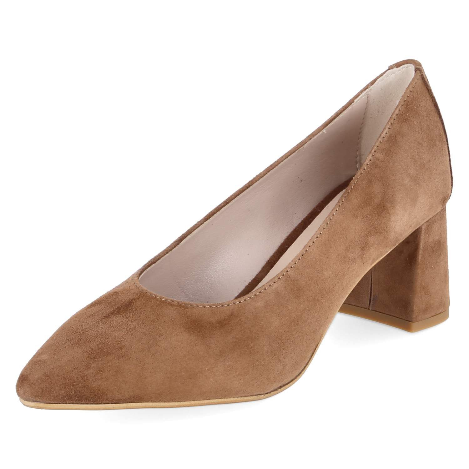 Kaerlek Kaerlek K131 LEGNO Damen Rauleder brown Keilpumps