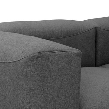 58 aufm Kessel Sofa Sofa 3-Sitzer mit Ottomane rechts Kaleigh Bezug, Sparpreis inkl. Kostenlosem Versand 1 Teile, hochwertig verarbeitet,bequemer Sitz