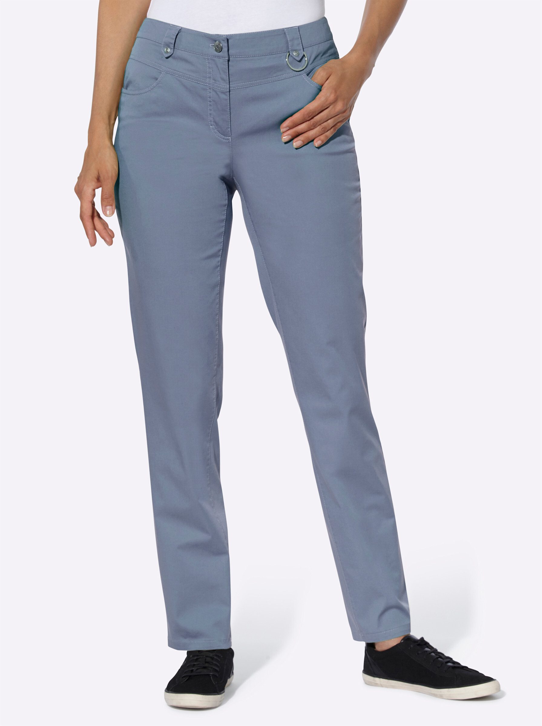 Cosma Bequeme Jeans Hose leicht vertieft