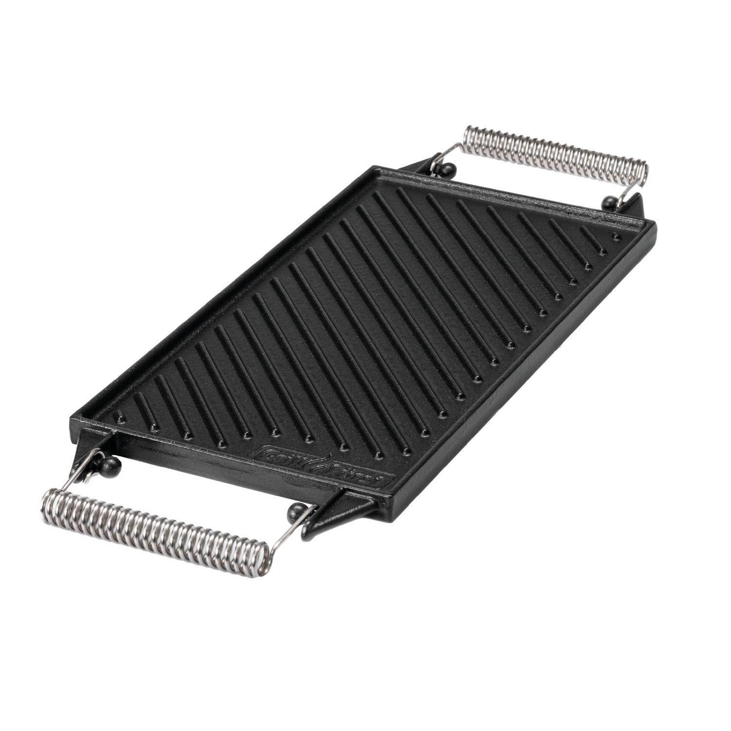 Grillfürst Grillplatte Grillfürst Universal Grillplatte / Wendeplatte aus Gusseisen 35 x 20 cm