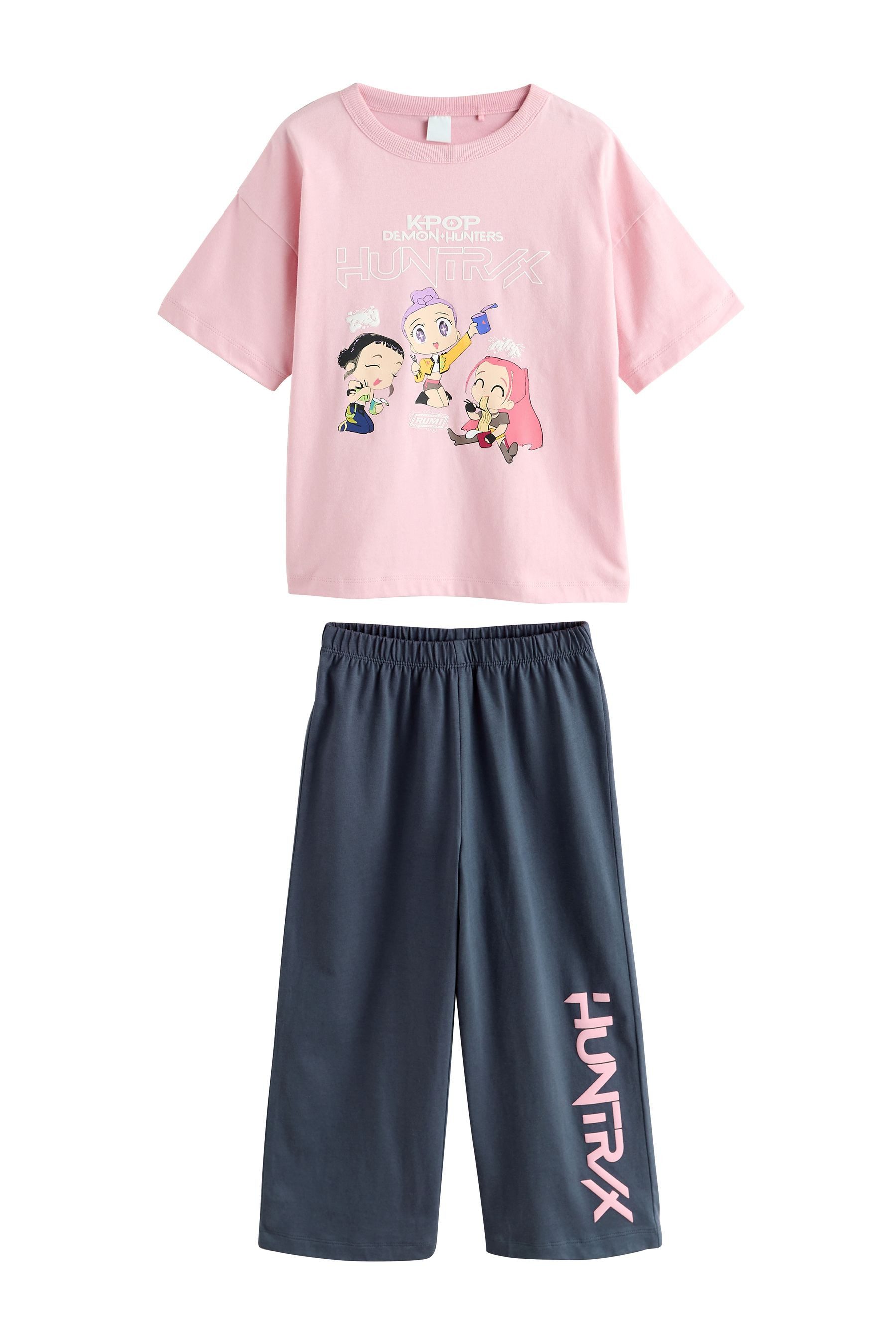 Next Pyjama K-Pop Demon Hunters Pyjama mit weitem Bein (2 tlg)