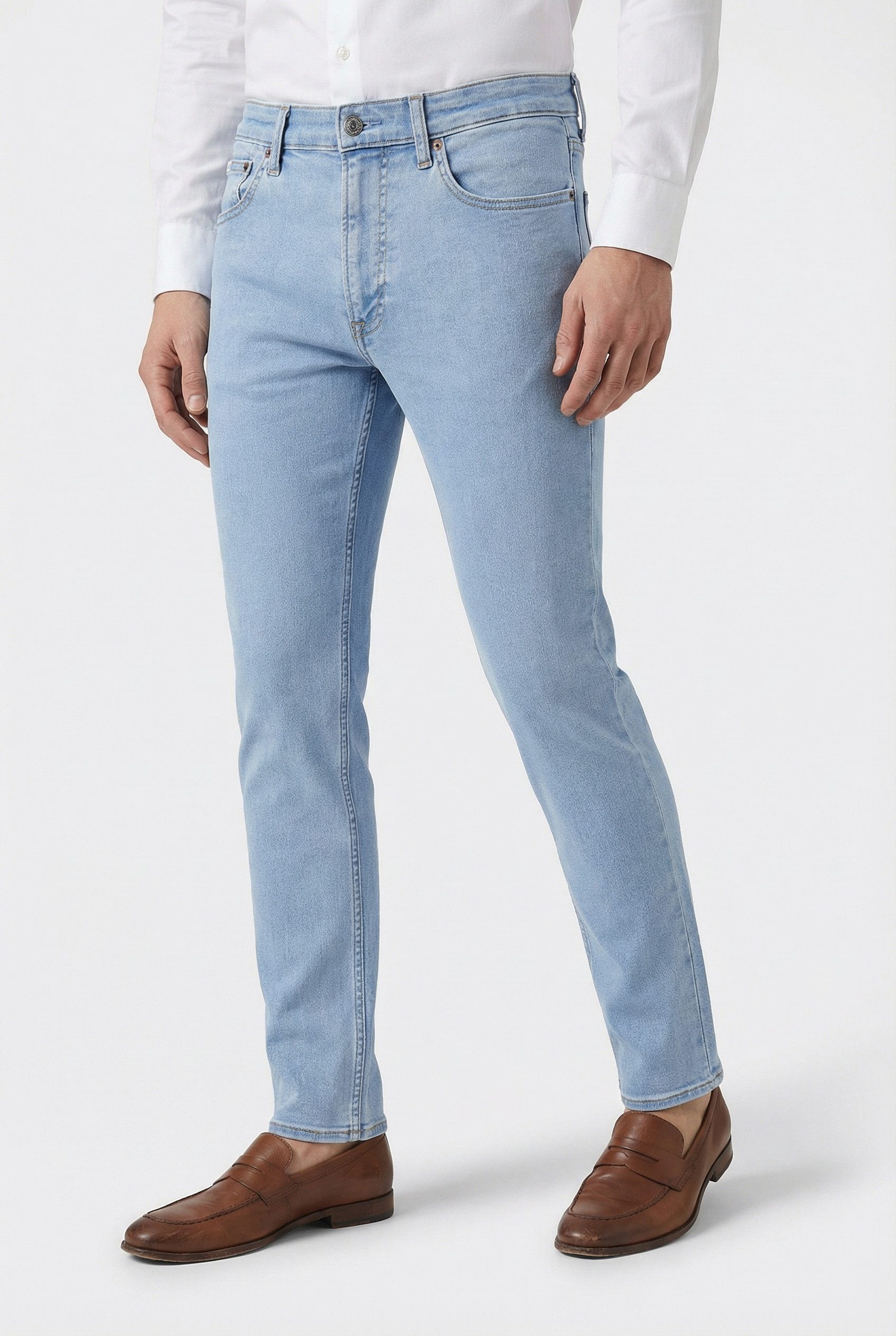 Calvin Klein Jeans Skinny-fit-Jeans SKINNY mit Leder-Badge