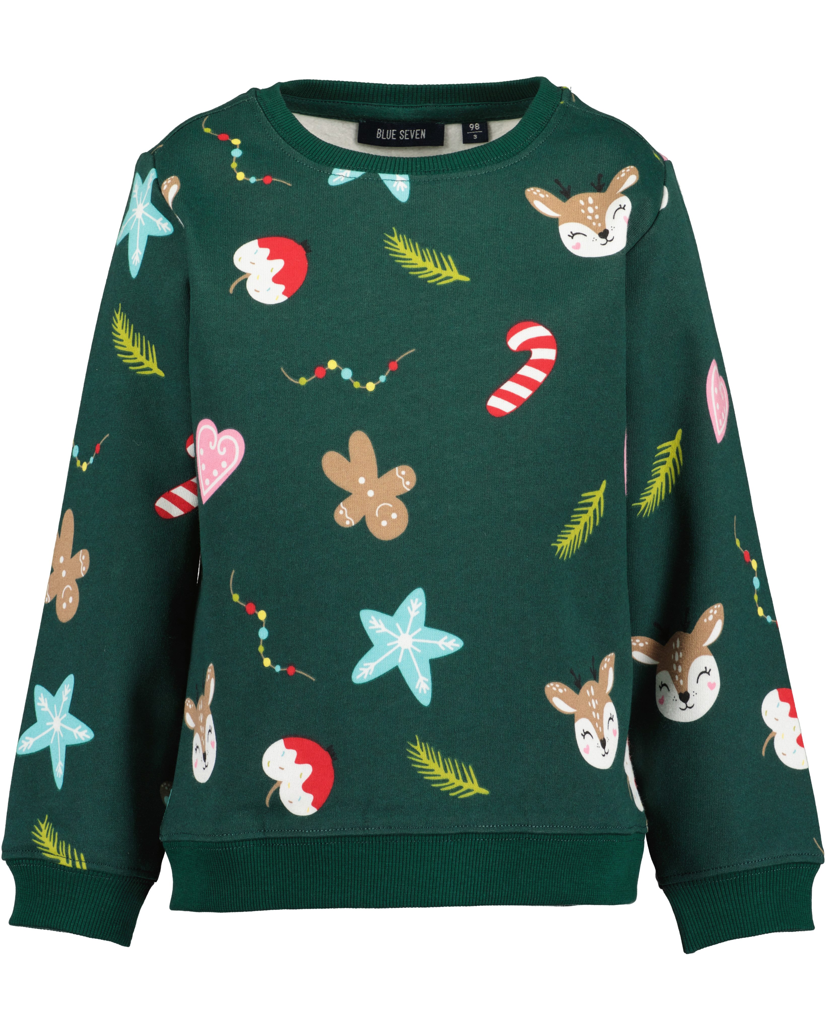 Blue Seven Sweatshirt mit weihnachtlichen Motiven