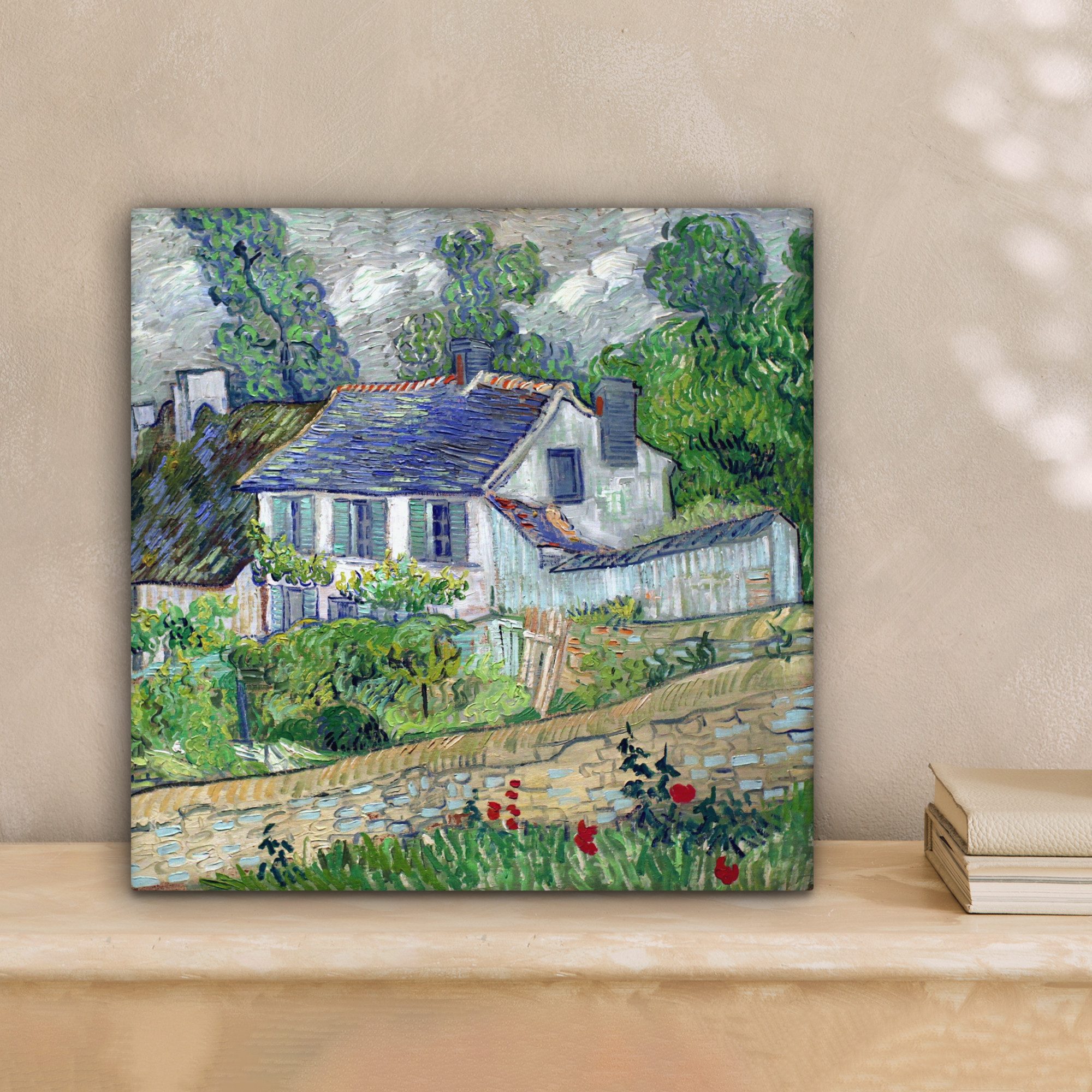 OneMillionCanvasses® Leinwandbild Haus in Auvers - günstig online kaufen