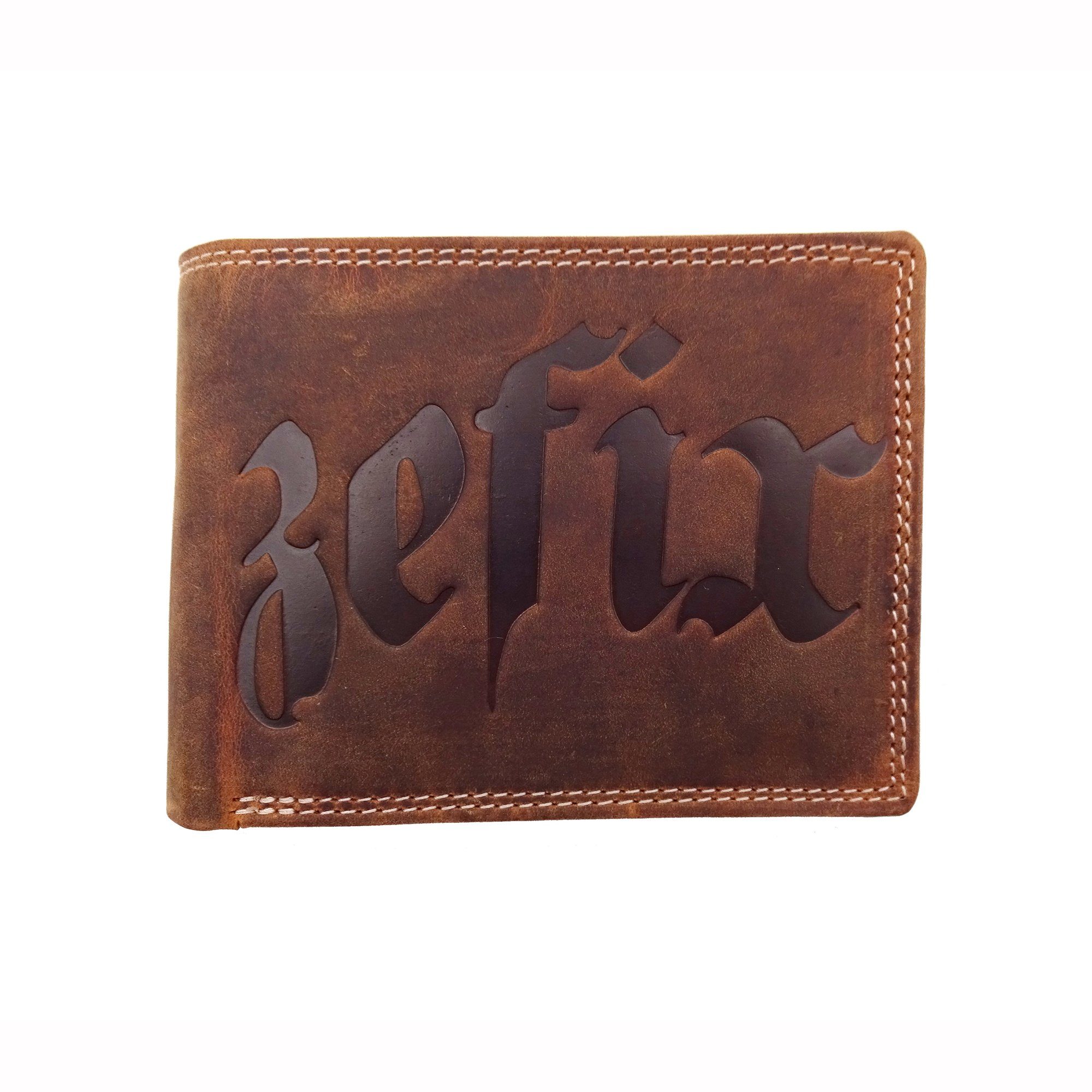 Der Trachtler Geldbörse Geldbeutel, ECHT LEDER Portemonnaie, "Zefix"