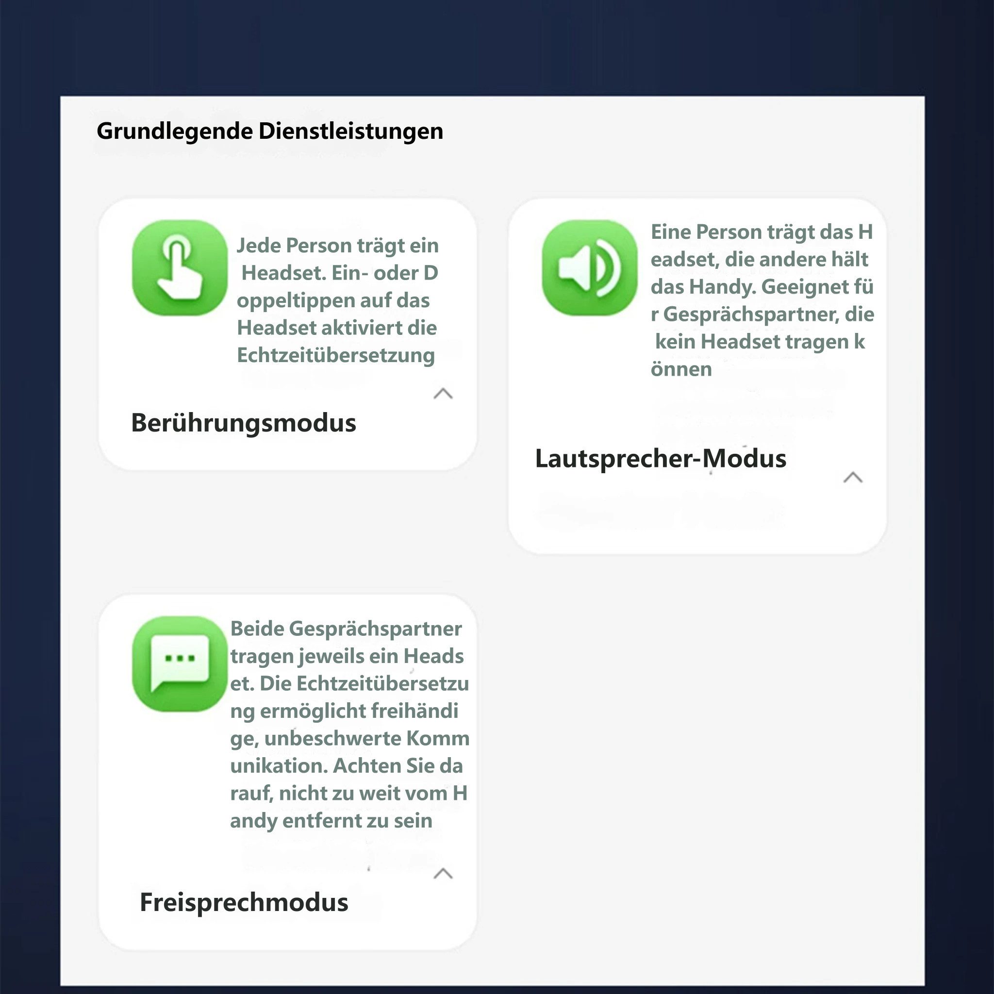 KINSI Übersetzungs-Ohrhörer Echtzeit-Übersetzer Kopfhörer mit 150 Sprachen Open-Ear-Kopfhörer (bluetooth, ANC Geräuschunterdrückung,Touch-Steuerung für Geschäft – Bild 4 von 5