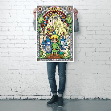 PYRAMID Poster The Legend of Zelda Poster Kirchenfenster 61 x 91,5 cm