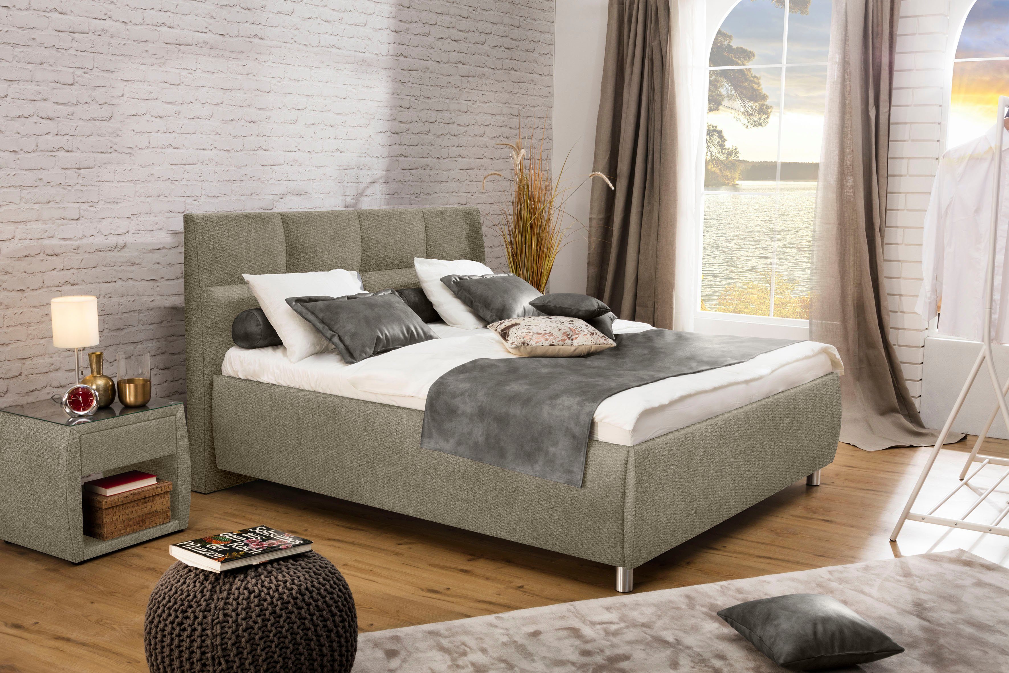 alina Polsterbett "Nadina" wahlweise mit Matratze und Lattenrost, in versch günstig online kaufen