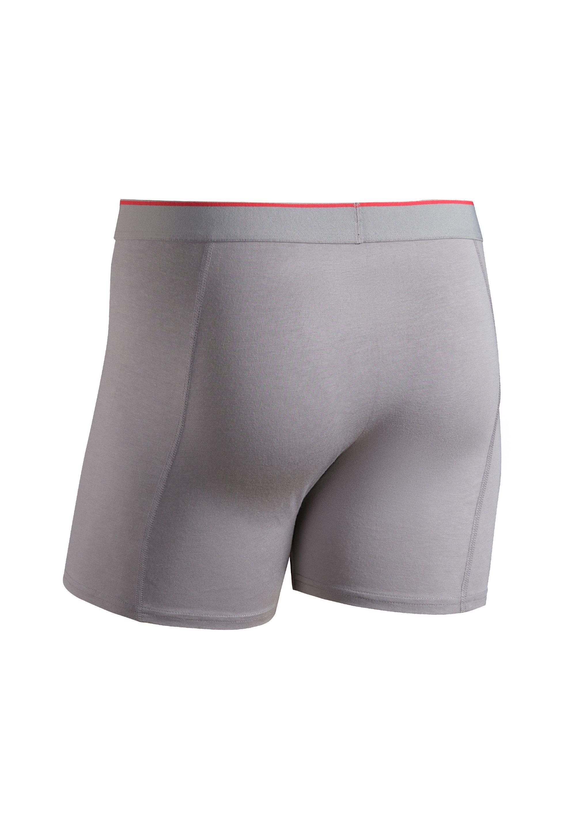 DANISH ENDURANCE Boxershorts Bamboo Trunks 6St Superweich mit elastischem Bund, Bambus Unterhosen für Herren
