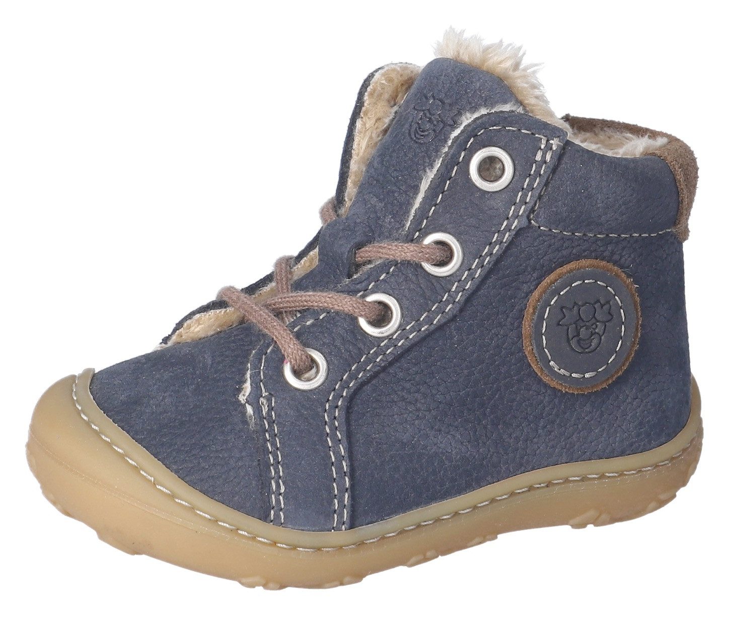 PEPINO by RICOSTA Georgie WMS: Normal Lauflernschuh Winterschuh mit Weiten-Meßsystem, Größenschablone zum Download