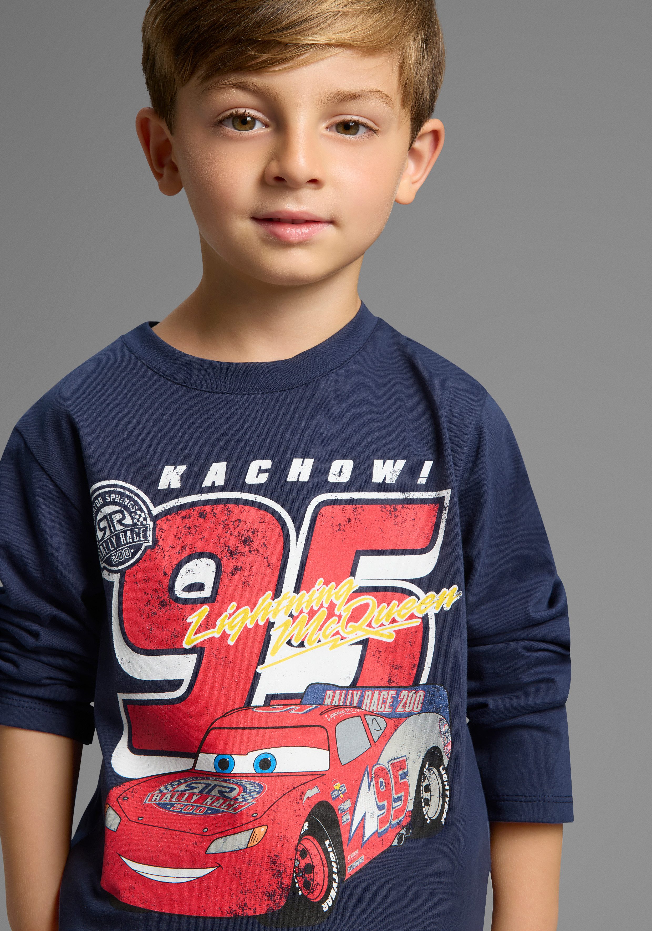 KIDSWORLD Langarmshirt CARS Lightning McQueen - Disney Shirt Disney Shirt : CARS