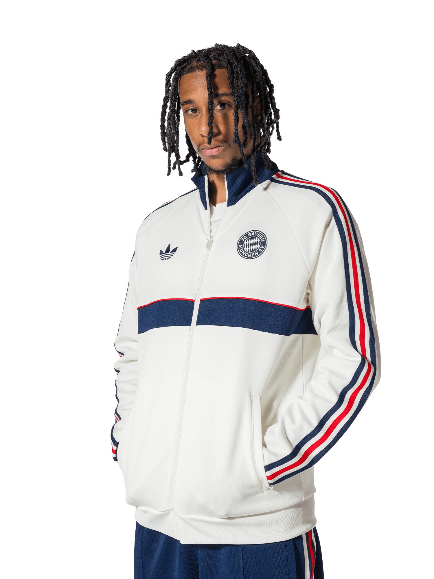 adidas performance Trainingsjacke FC Bayern München, Zip-Jacke Away, Herren, Weiß