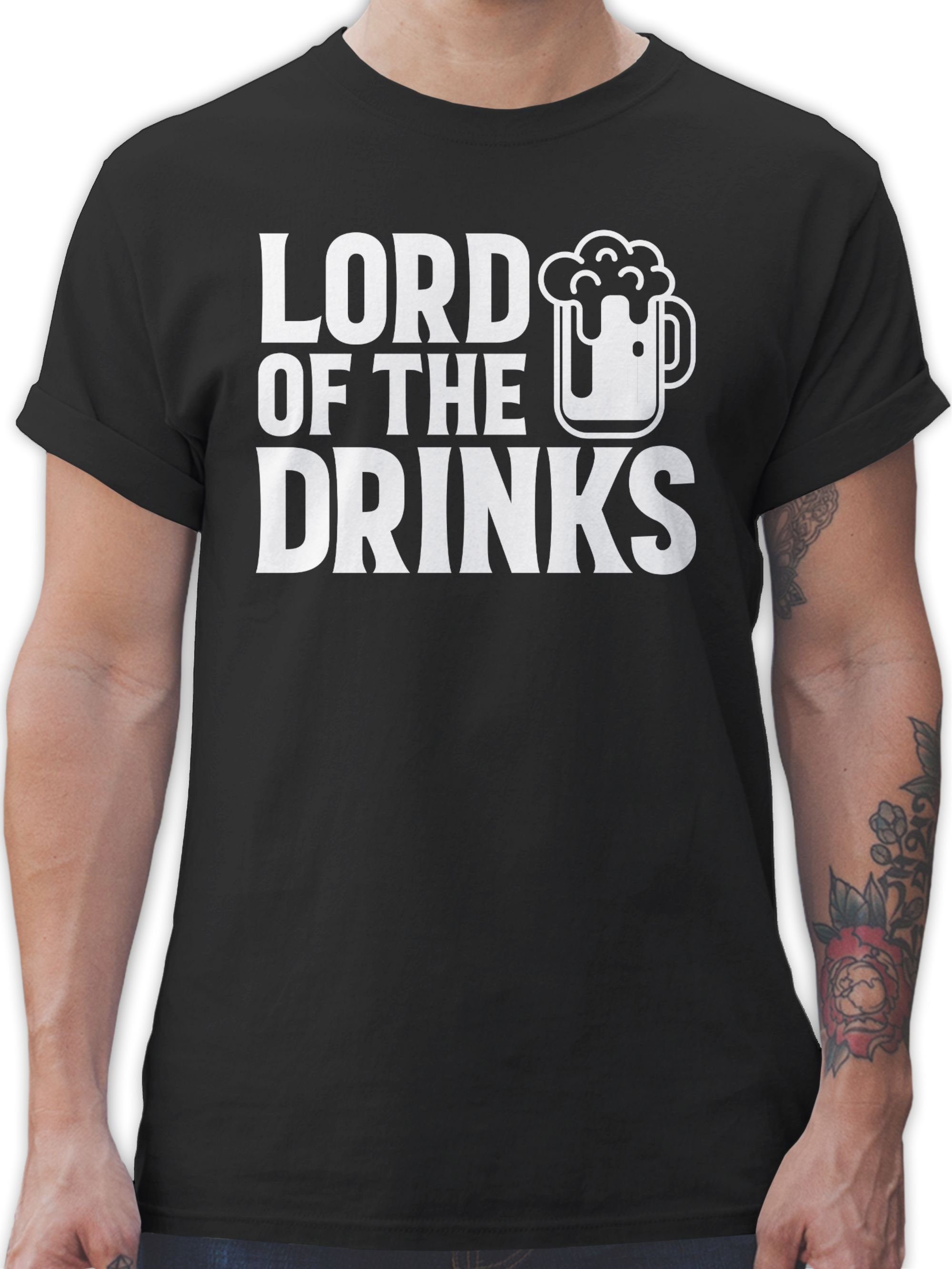 Shirtracer T-Shirt Lord of the Drinks - St. Patricks Day St. Patricks Day 2 Schwarz