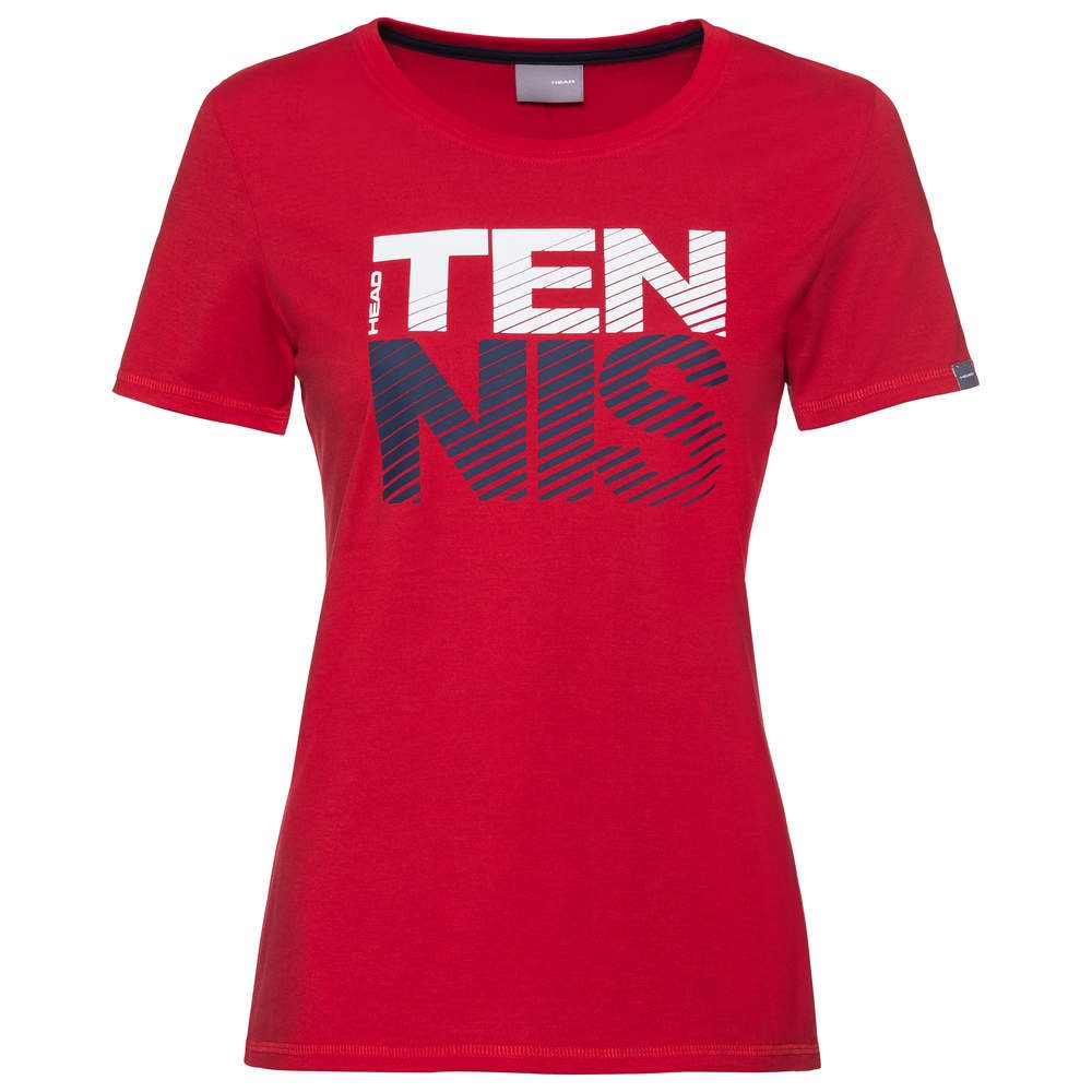 Head Tennisshirt Club Lisa (Polyester/Baumwolle) rot Damen günstig online kaufen