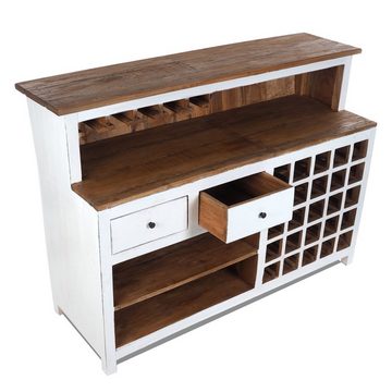 DESIGN DELIGHTS Barschrank BARSCHRANK "PUREWOOD", 150x110x55cm (BxHxT), Hausbar, Verkaufstresen