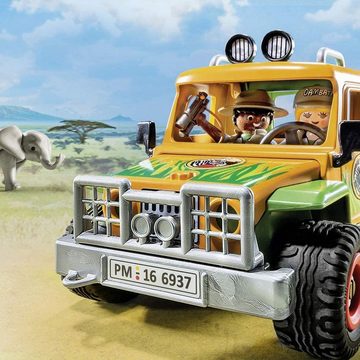 Playmobil® Spielwelt PLAYMOBIL® 6937 - Wild Life - Spielset, Rangergeländewagen mit Anhä