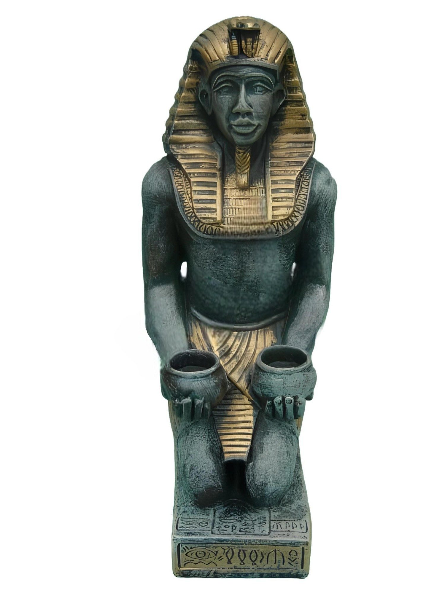 JVmoebel Skulptur Pharao Figur aus hochwertigem Material für stilvolle Dekoration (1 St., Ägyptische Figur Pharao Material : Kunststoff 54 cm Höhe), Made in Europa