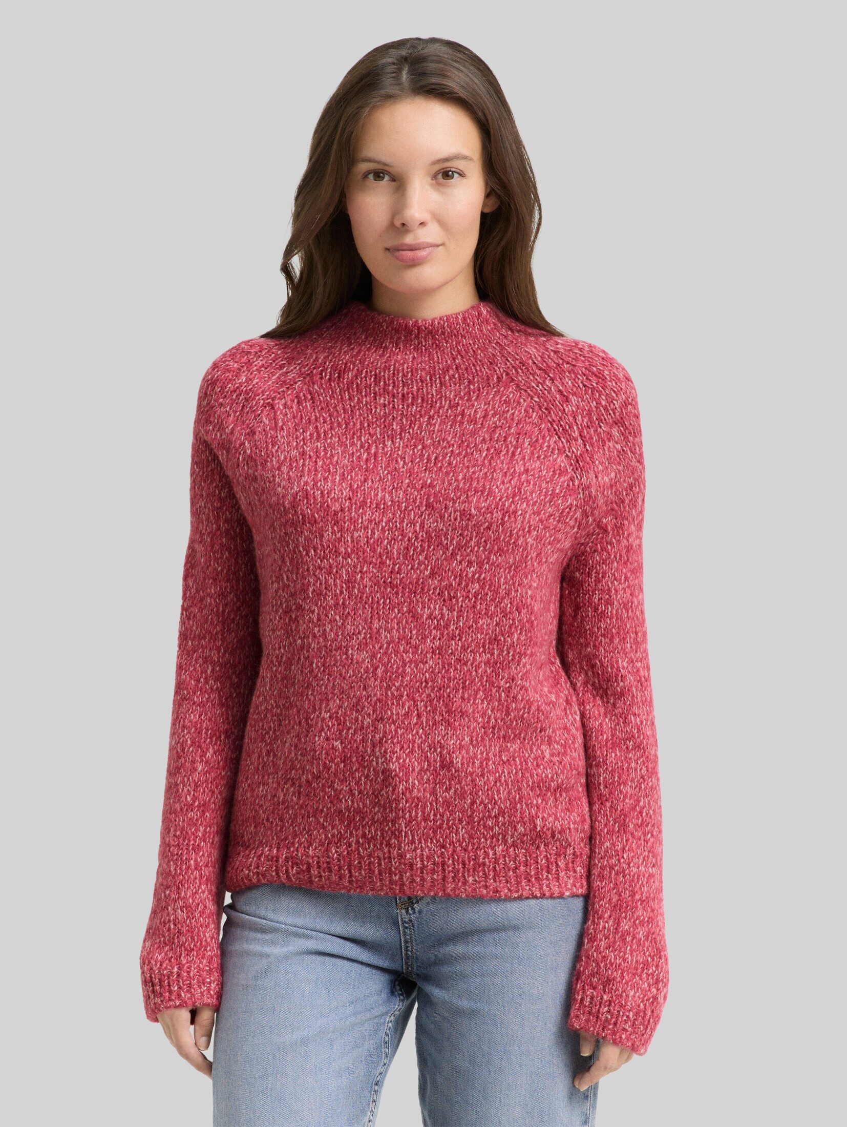 TOM TAILOR Strickpullover Pullover & Strickjacken Loose Fit Strickpullover mit Wollanteil