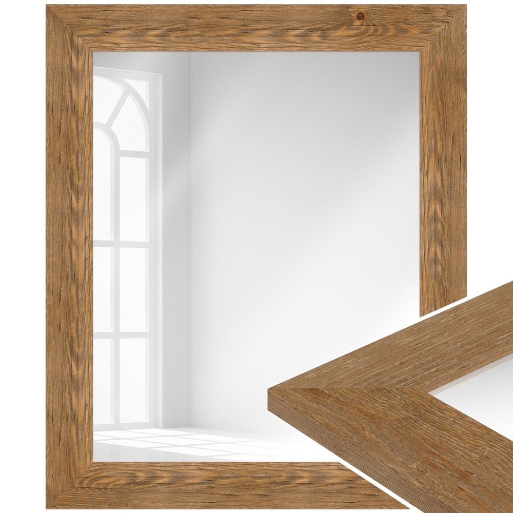 WANDStyle Wandspiegel H780, Eiche-Optik, aus Massivholz im Stil Modern günstig online kaufen