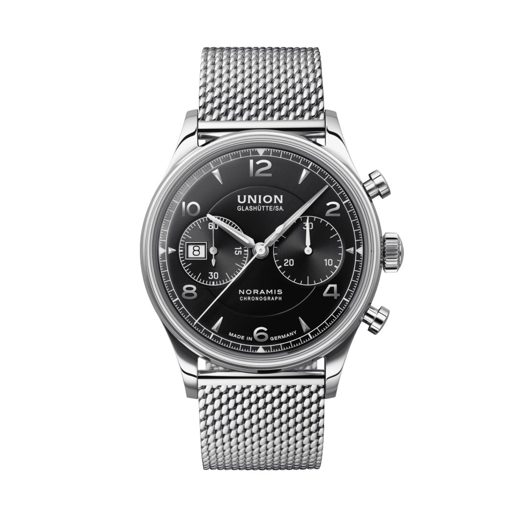 UNION GLASHÜTTE Automatikuhr Herrenuhr Glashütte Union NORAMIS Chronograph
