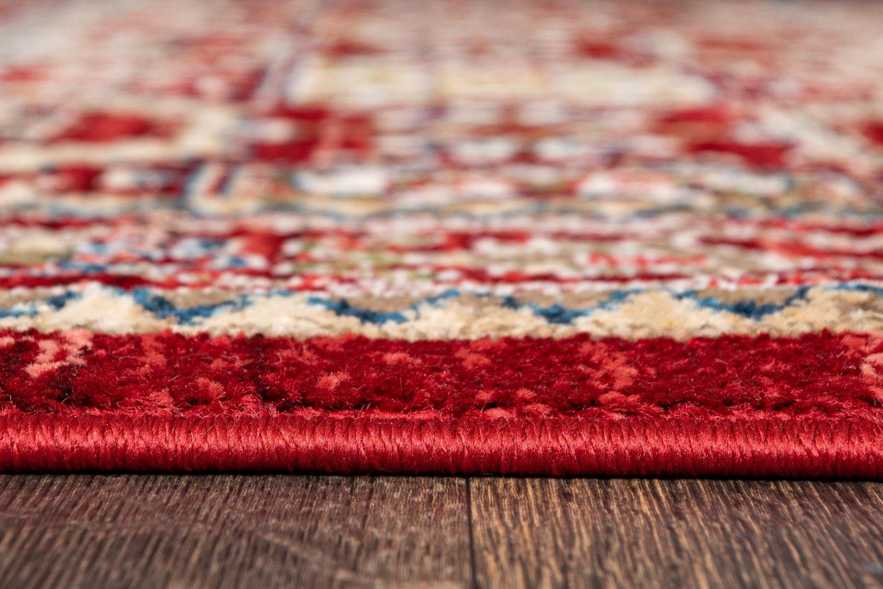 Orientteppich Oriente Teppich - Traditioneller 170 Teppich Fußbodenheizung, Rot, Pflegeleicht, Wohnzimmerteppich x Mazovia, 120 Geeignet für Orient cm