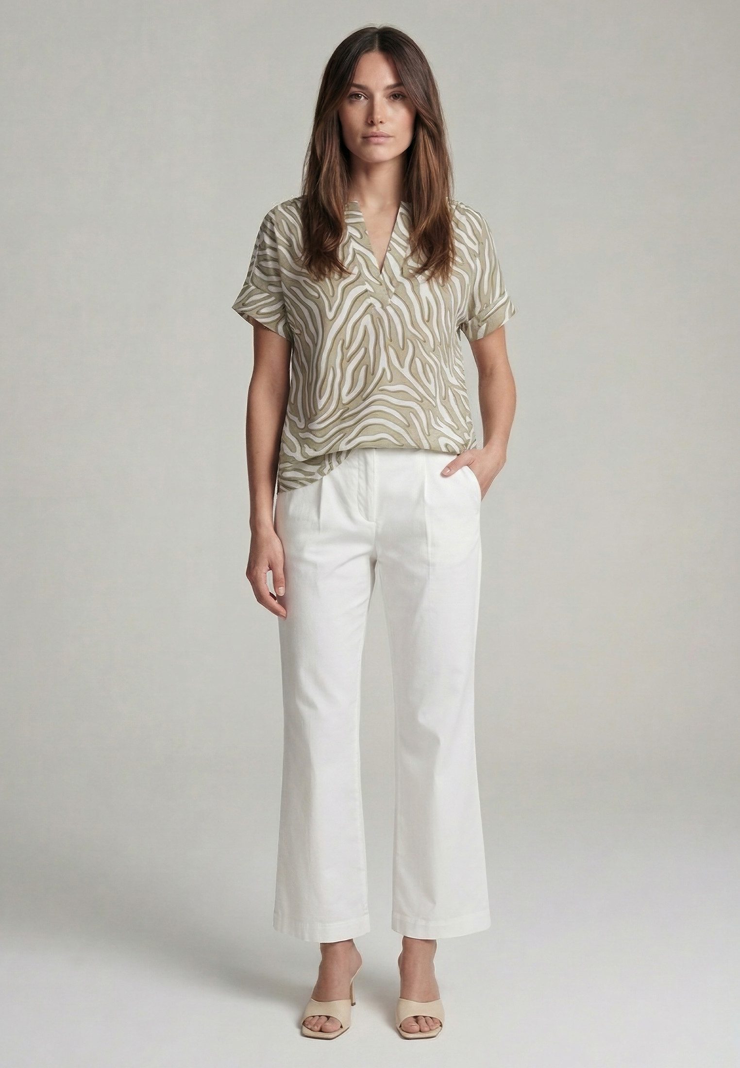 MARC AUREL Druckbluse mit Print