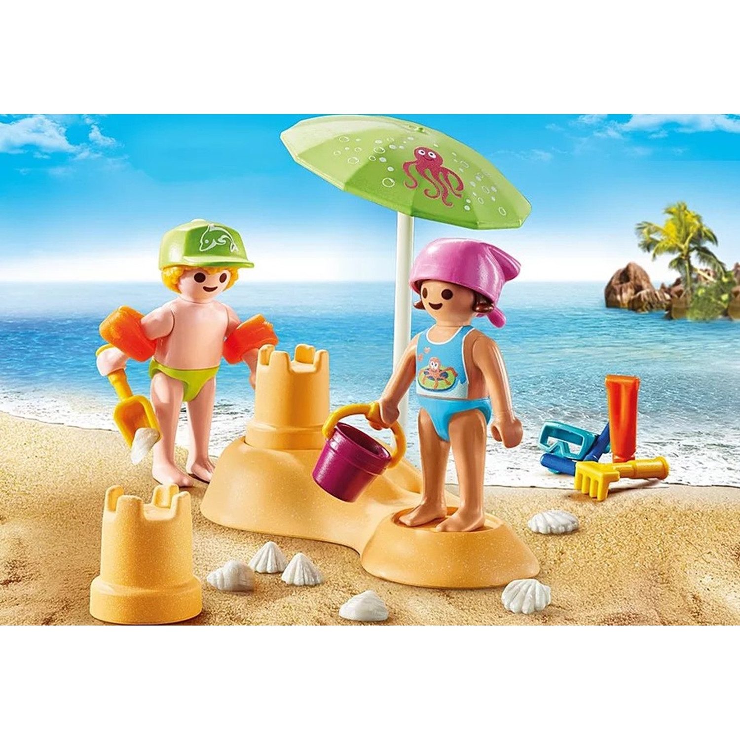 Playmobil® 71581 Kids mit Sandburg Konstruktions-Spielset günstig online kaufen
