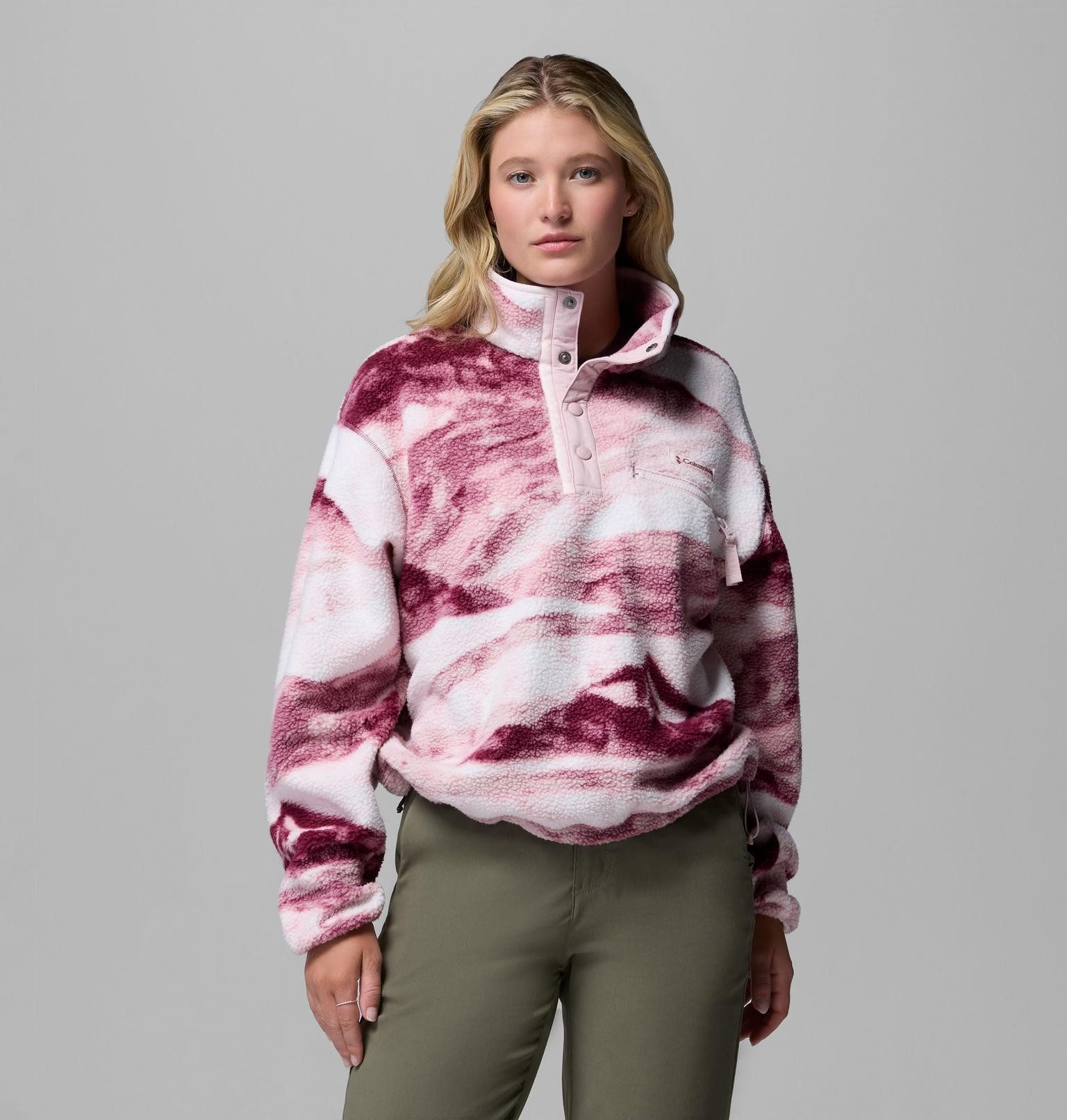 Columbia Rollkragenshirt Helvetia II Printed Cropped Half Sn