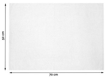 ZOLLNER Handtücher, Walkfrottier (6-St), 70 x 50 cm, 100% Baumwolle
