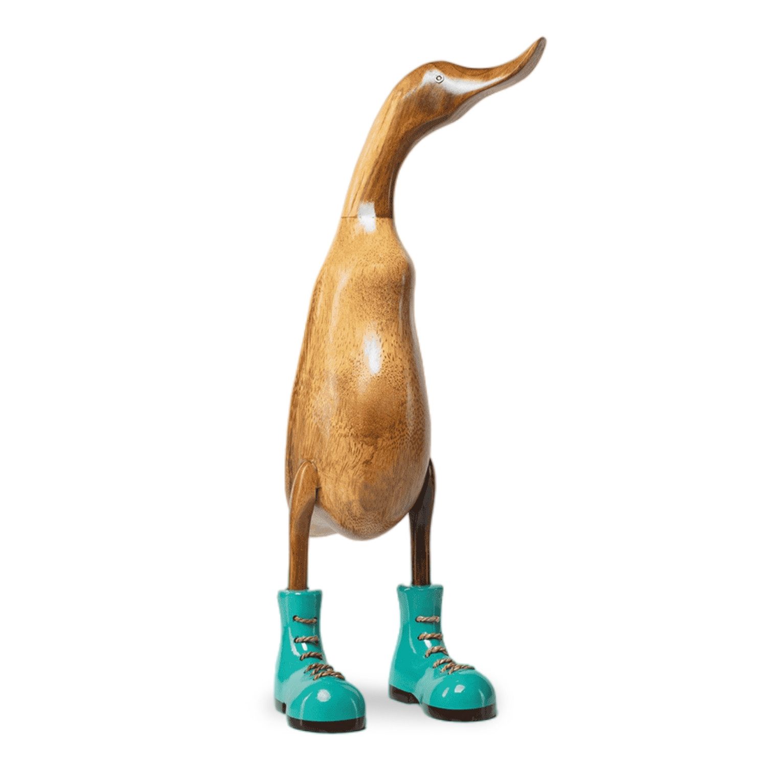 Rikmani Dekofigur Holzfigur Ente Stiefel - günstig online kaufen