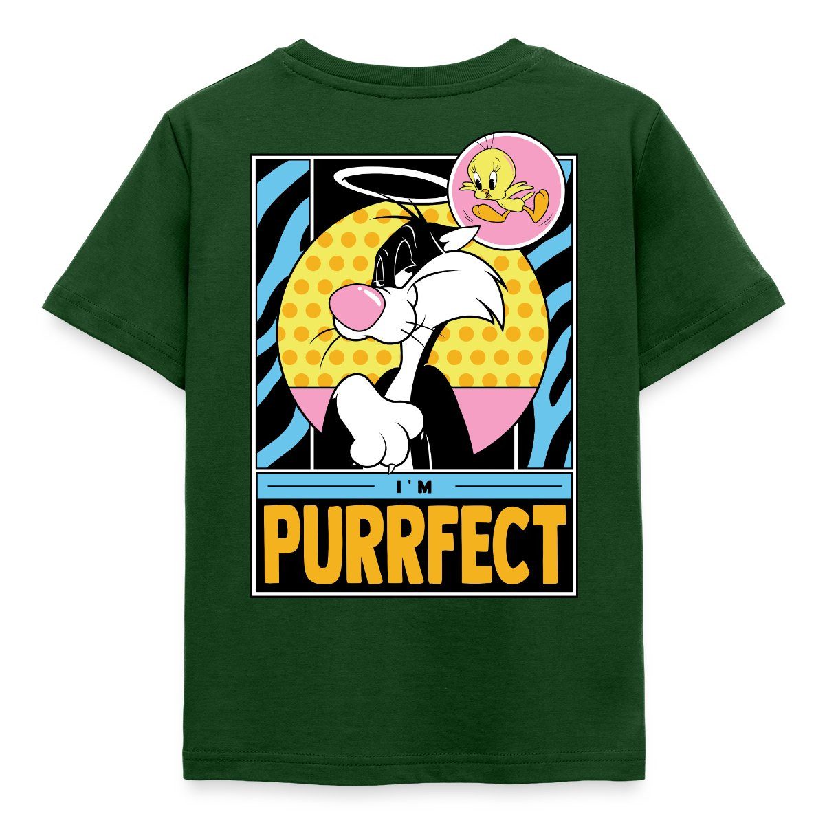 T-Shirt Looney Tunes Kater Sylvester I'm Purrfect Perfekt Kinder T-Shirt